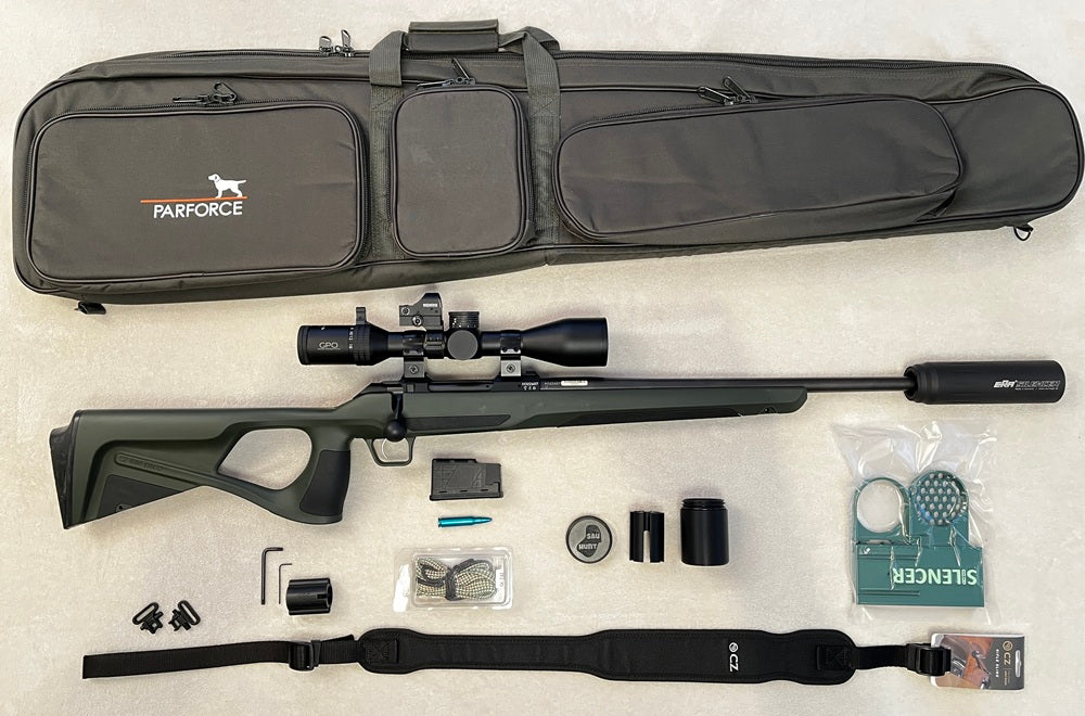 Waffenpaket CZ 600 ERGO mit viel Zubehör .308 Win. - SOFORT VERFÜGBAR