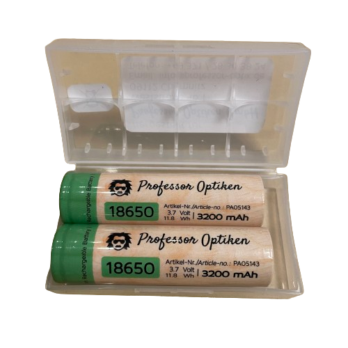 Professor Optiken - Lithium-Ionen-Akku 18650 Satte 3200mAh