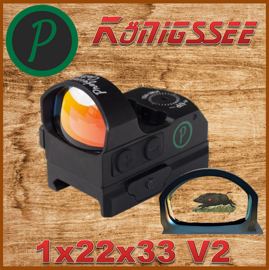 KAUM gebraucht Prof.Op. Königssee 1x22x33 V2, 3 MOA Reddot