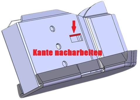 RESTPOSTEN - VOERE - Stahlmagazin passend für HEYM SR30 / SR21