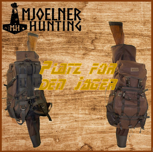 Mjoelner Hunting - Loden Jagdrucksack Arild mit Gewehrköcher