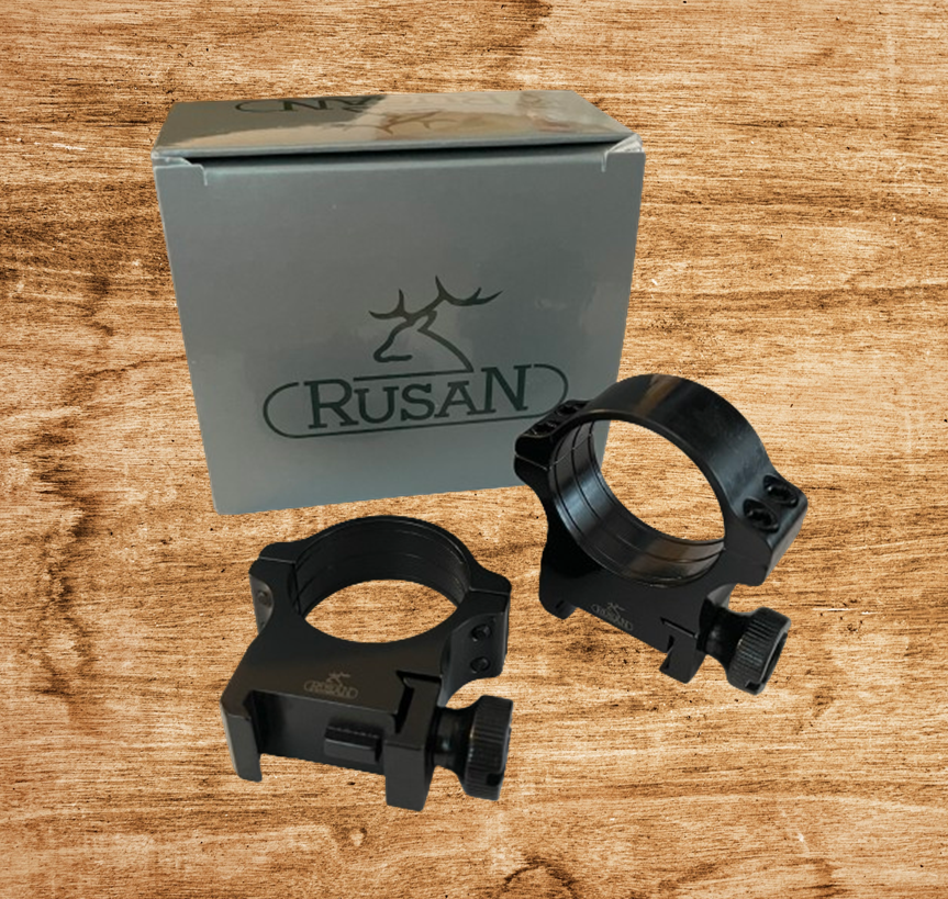 RUSAN - Ring assembly with screw ⌀30mm in different heights (2 pieces)