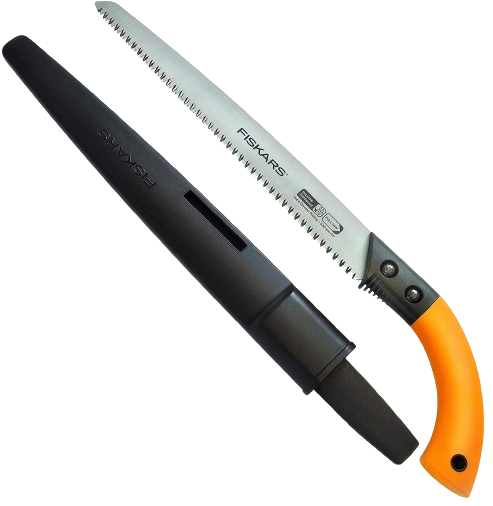 Fiskars - hand saw with fixed blade, including plastic quiver