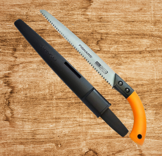 Fiskars - hand saw with fixed blade, including plastic quiver