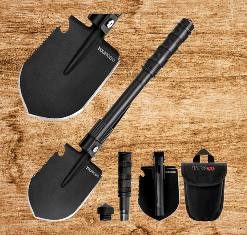 Folding spade - with multifunction