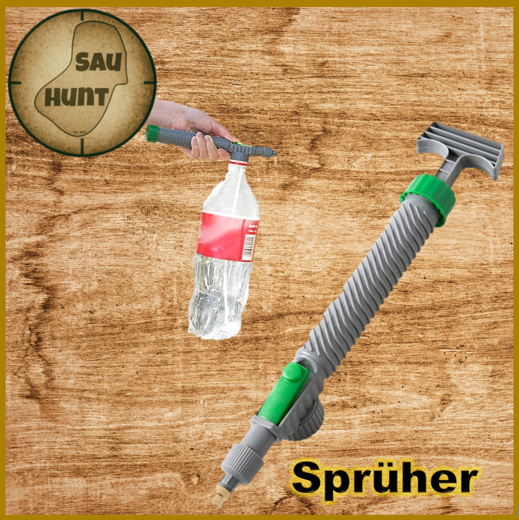 Hochdruck Sprühgerät für Getränkeflaschen - Wildbrethygiene