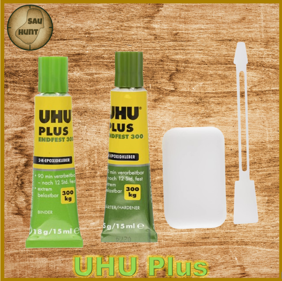 Zweikomponenten-Epoxidharzkleber UHU® plus sofortfest, Inhalt 35g Zweikomponenten-Epoxidharzkleber UHU® plus sofortfest, Inhalt 35g