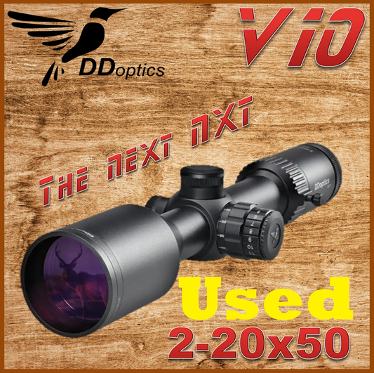 KAUM gebraucht DDOptics - V10 2-20x50 the next NXT Abs. 4AN manual Fiber