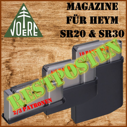 RESTPOSTEN - VOERE - Stahlmagazin passend für HEYM SR30 / SR21