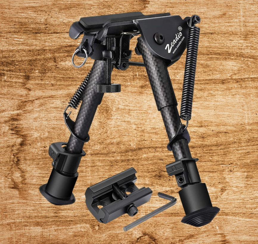 Zeadio - Bipod / Bipod for safe shooting with Sling Mount + 20mm Picatinny Weaver Mount