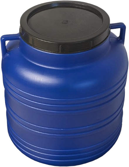 30 Liter Futterfass mit Schraubdeckel & soliden Griffen