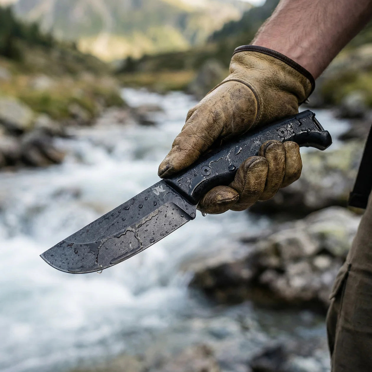 Schalldämpferhalter - Patronen Etui Bundel mit dem Rudel vom Odenwolf