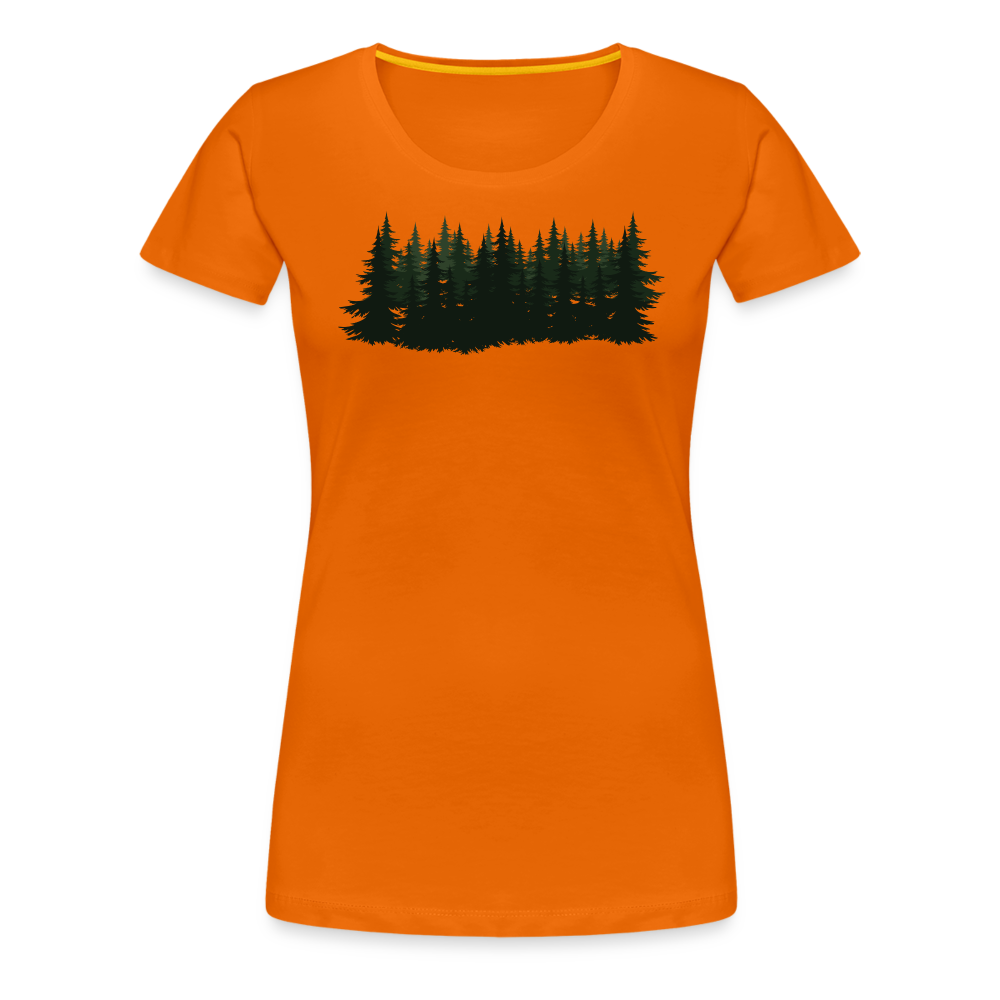 Jagdwelt T-Shirt für Sie (Premium) - Wald - Orange