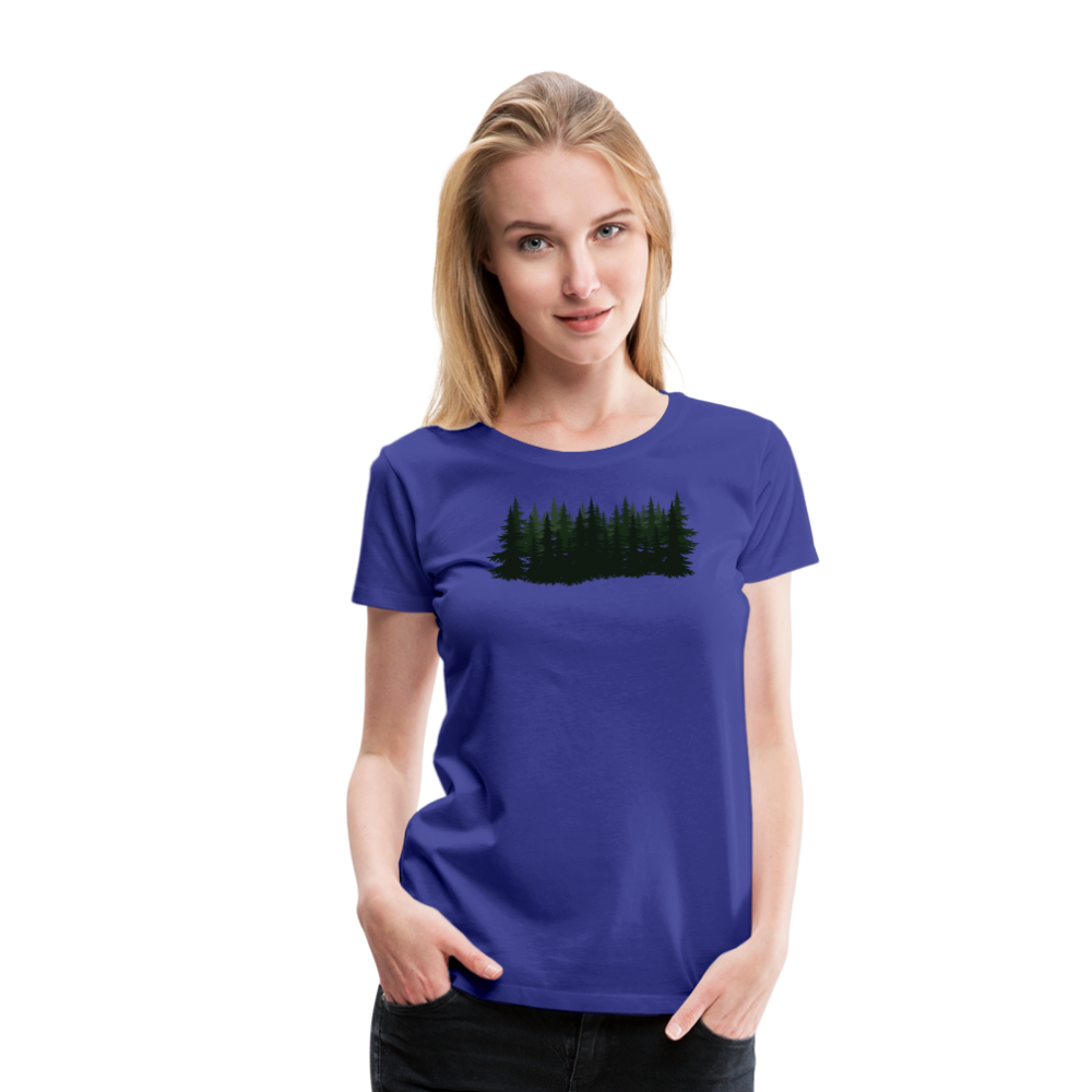 Jagdwelt T-Shirt für Sie (Premium) - Wald - Königsblau