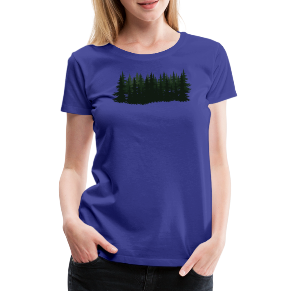 Jagdwelt T-Shirt für Sie (Premium) - Wald - Königsblau