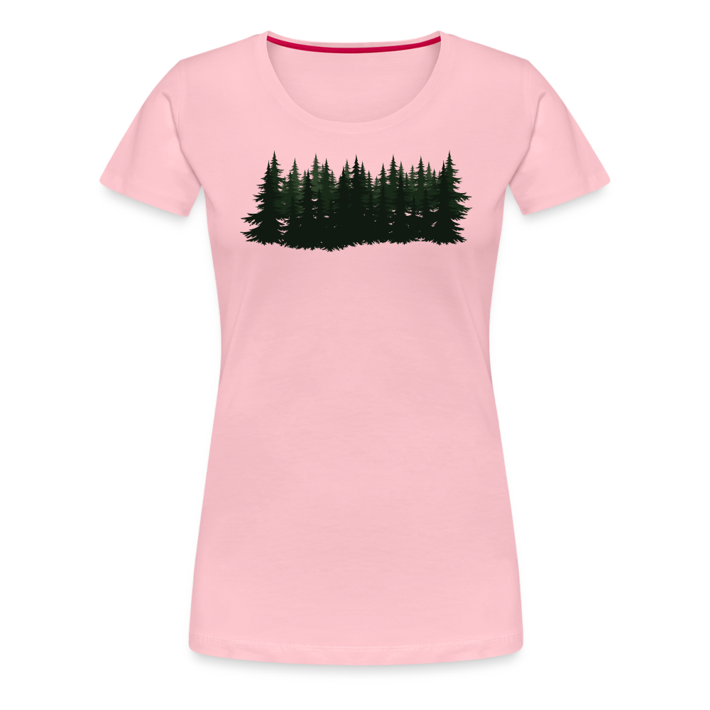 Jagdwelt T-Shirt für Sie (Premium) - Wald - Hellrosa