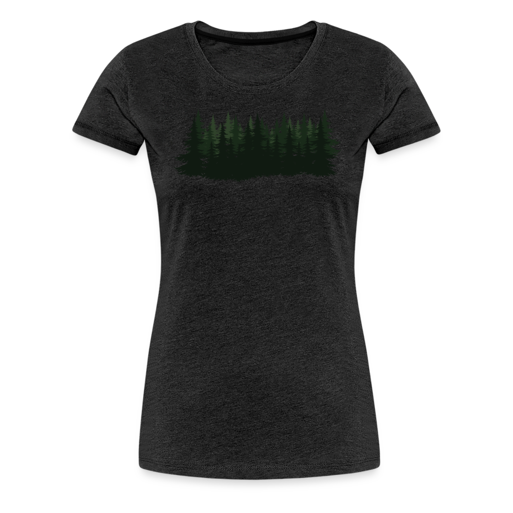 Jagdwelt T-Shirt für Sie (Premium) - Wald - Anthrazit