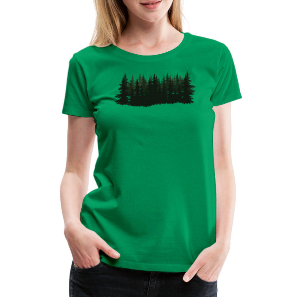 Jagdwelt T-Shirt für Sie (Premium) - Wald - Kelly Green