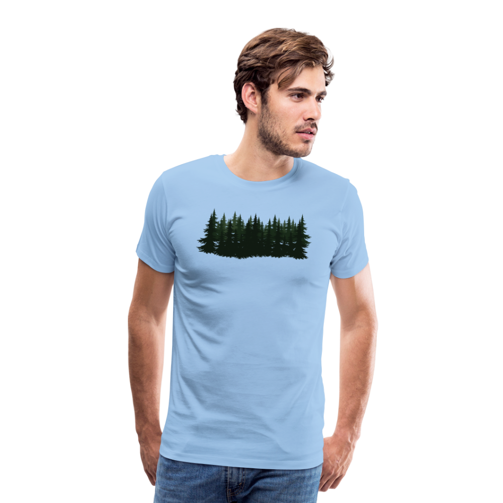 Jagdwelt T-Shirt (Premium) - Wald - Sky