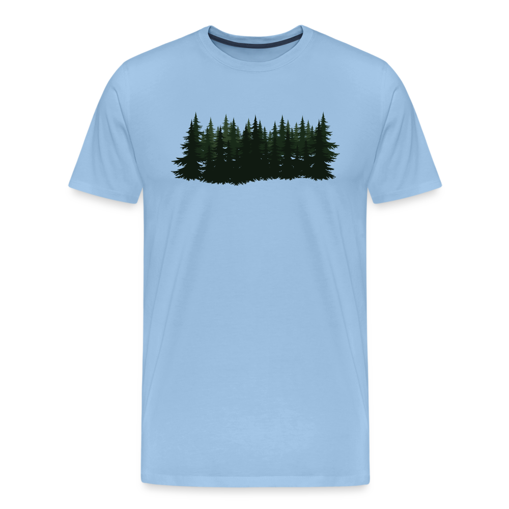 Jagdwelt T-Shirt (Premium) - Wald - Sky
