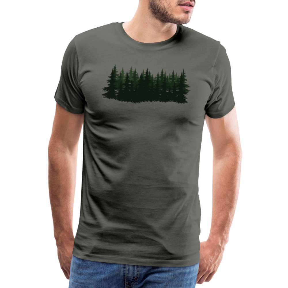 Jagdwelt T-Shirt (Premium) - Wald - Asphalt