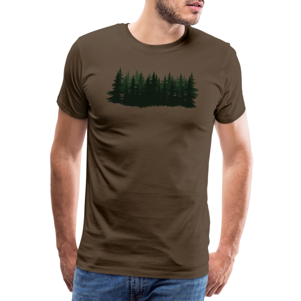 Jagdwelt T-Shirt (Premium) - Wald - Edelbraun