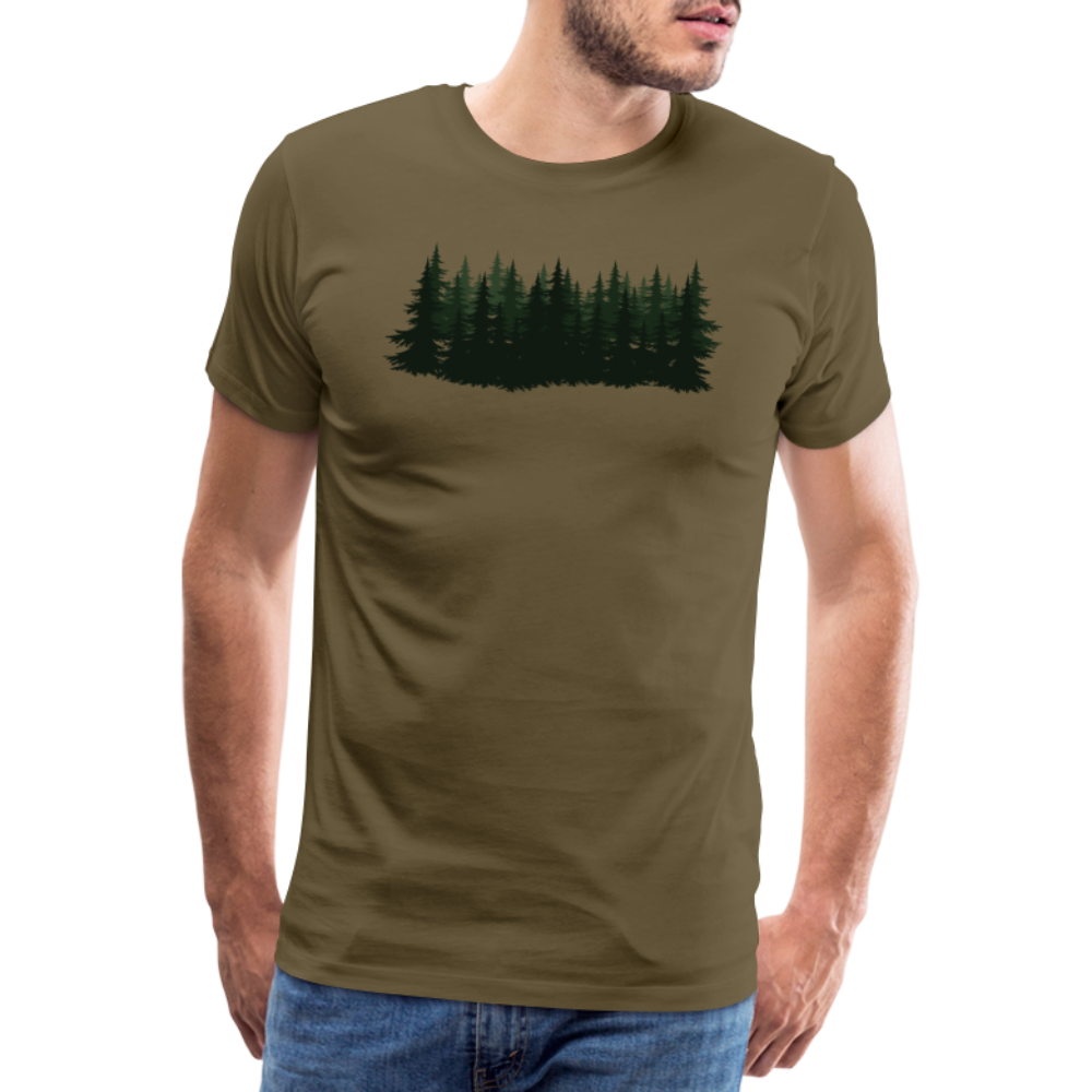 Jagdwelt T-Shirt (Premium) - Wald - Khaki