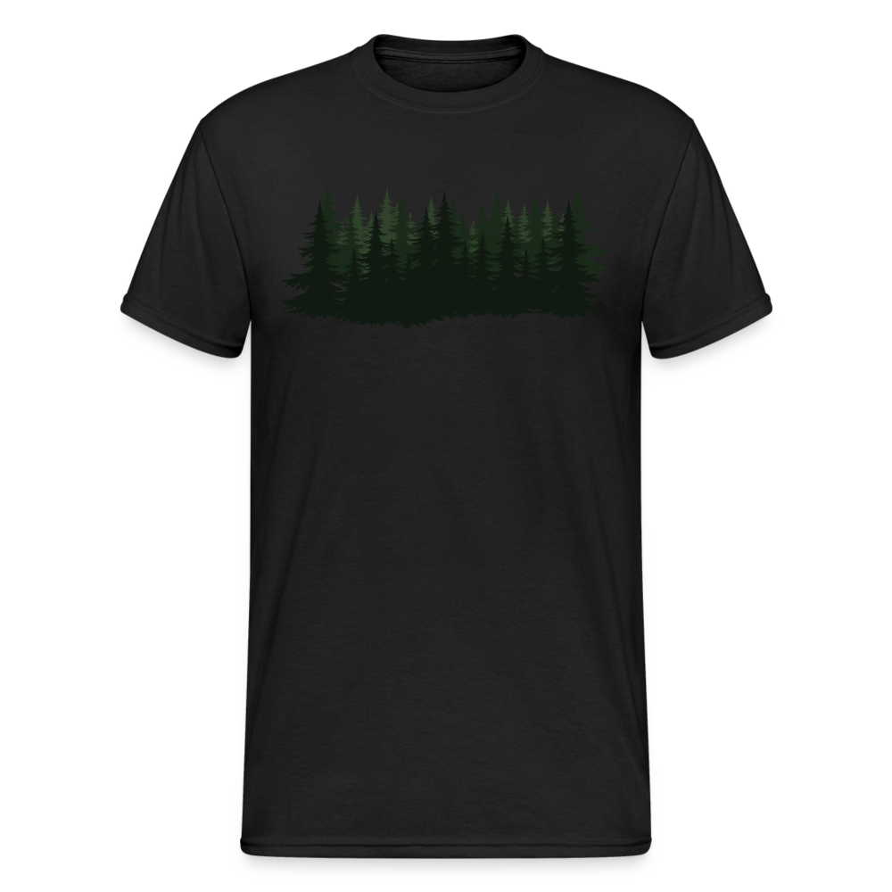Jagdwelt T-Shirt (Gildan) - Wald - Schwarz