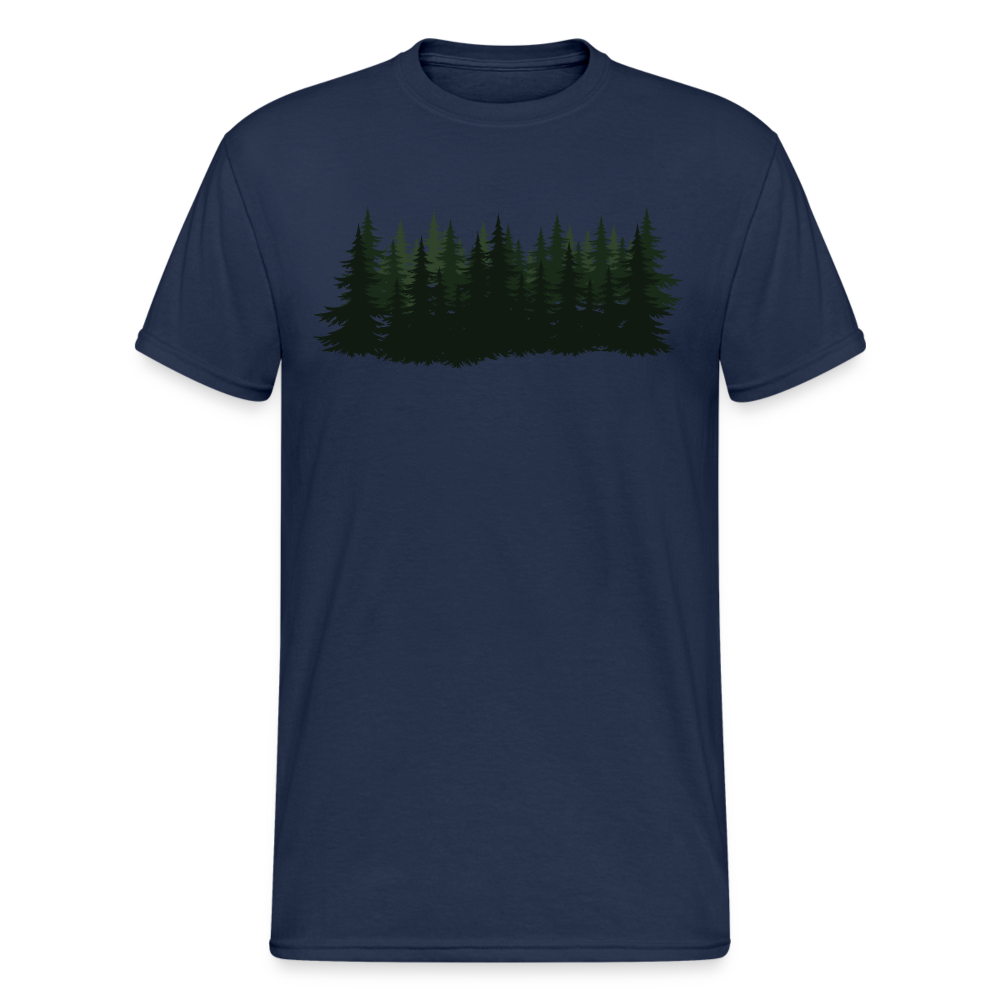 Jagdwelt T-Shirt (Gildan) - Wald - Navy