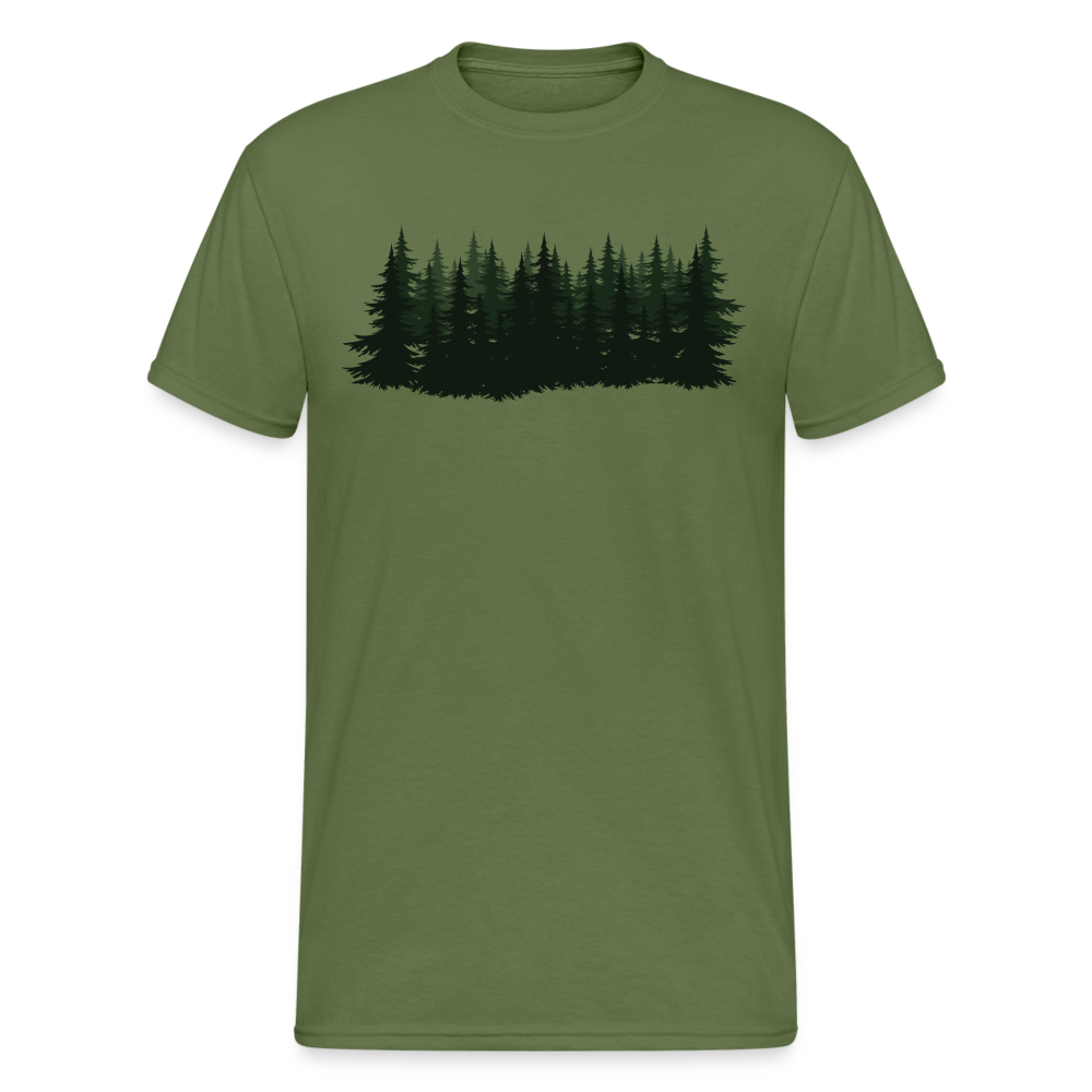 Jagdwelt T-Shirt (Gildan) - Wald - Militärgrün