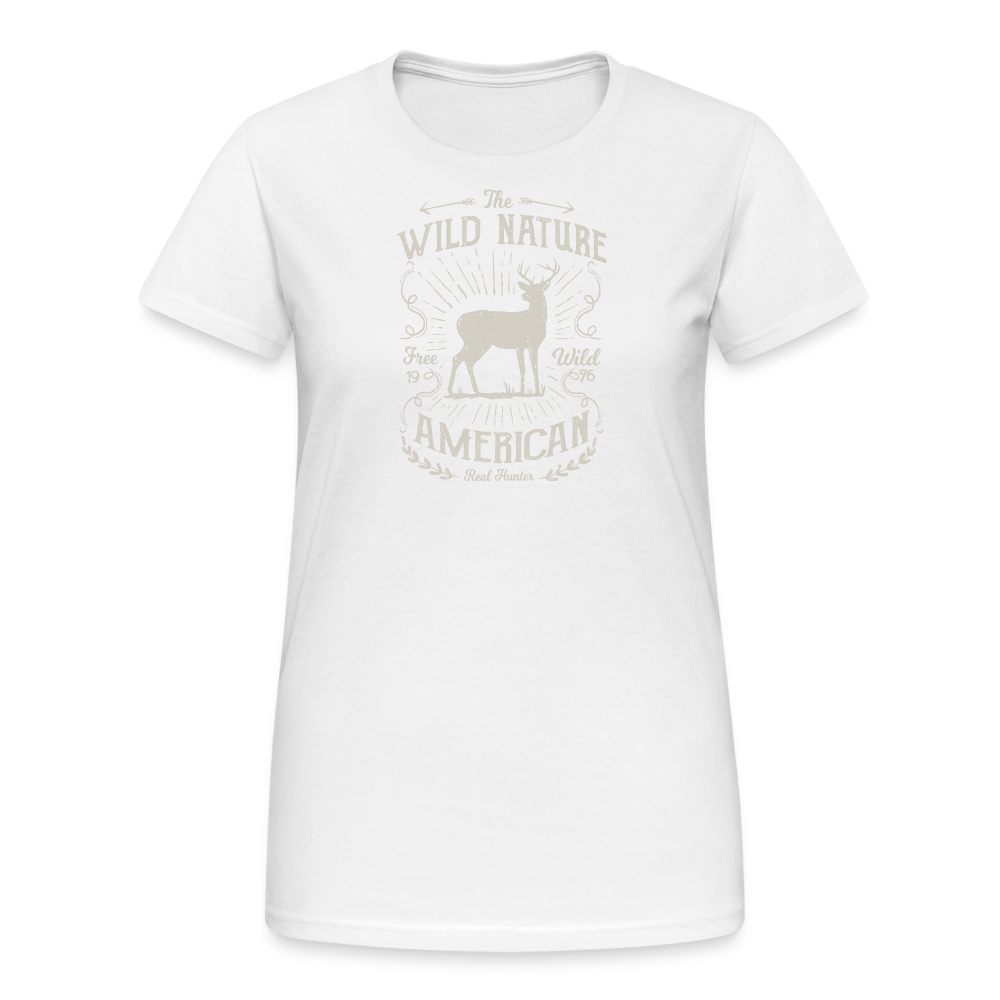 Jagdwelt T-Shirt für Sie (Gildan) - Wild nature - weiß