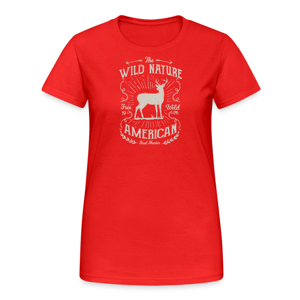 Jagdwelt T-Shirt für Sie (Gildan) - Wild nature - Rot