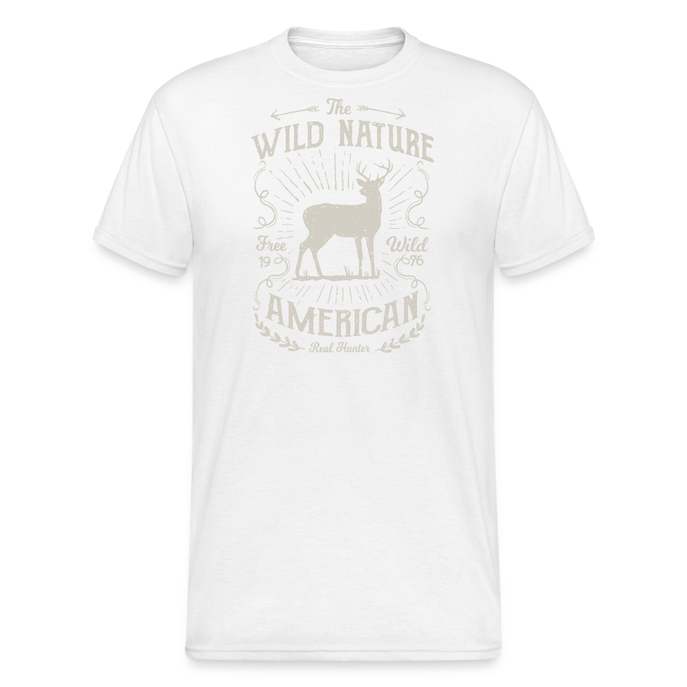 Jagdwelt T-Shirt (Gildan) - Wild nature - weiß