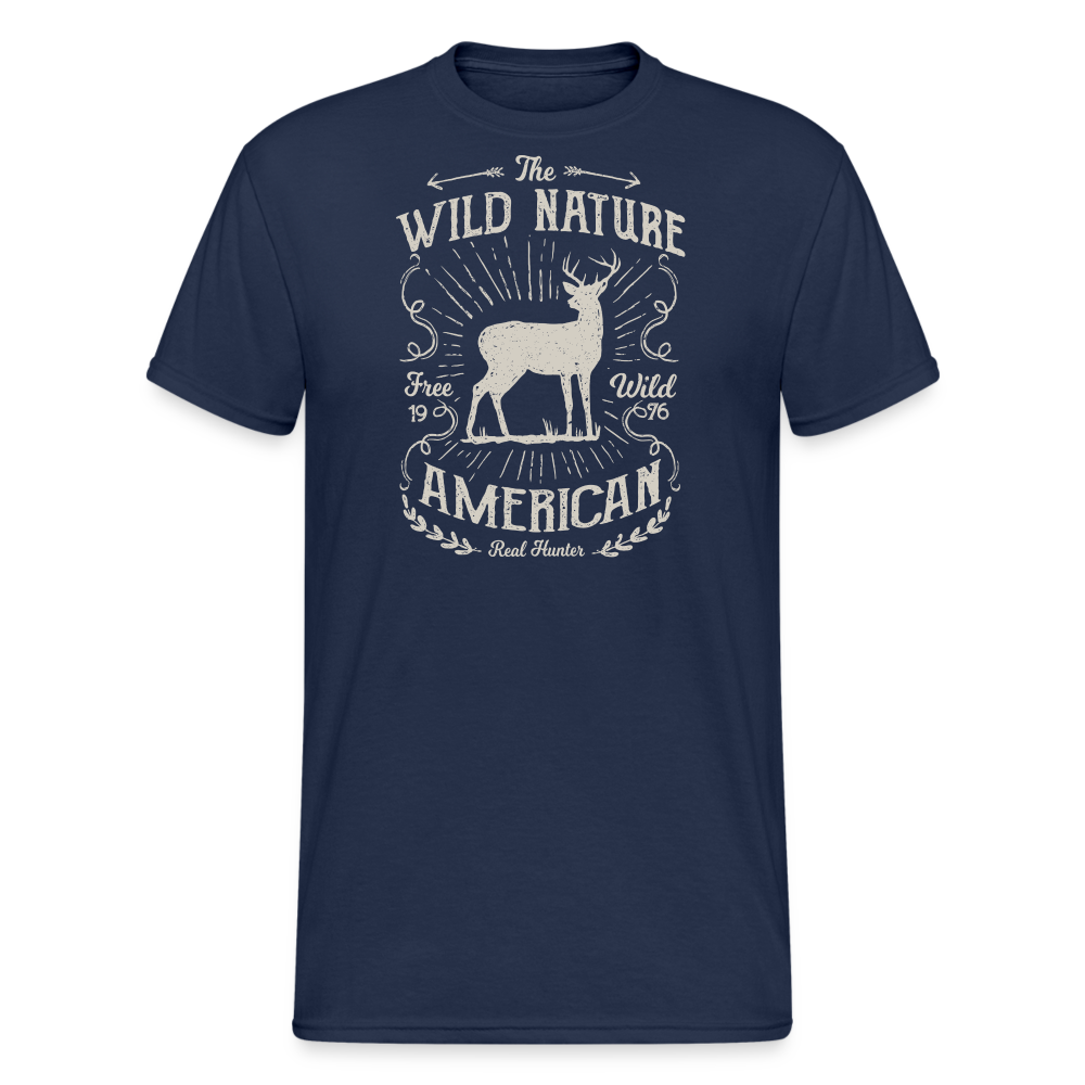 Jagdwelt T-Shirt (Gildan) - Wild nature - Navy