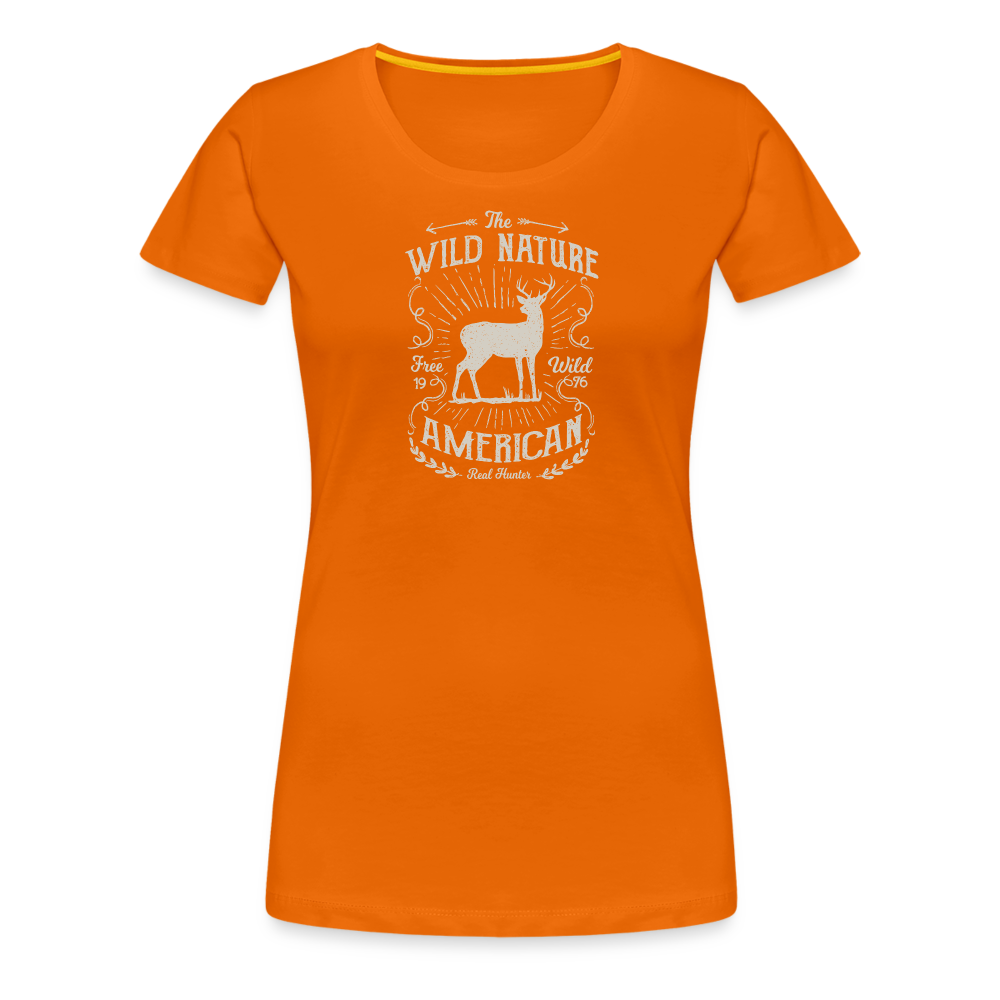 Jagdwelt T-Shirt für Sie (Premium) - Wild nature - Orange