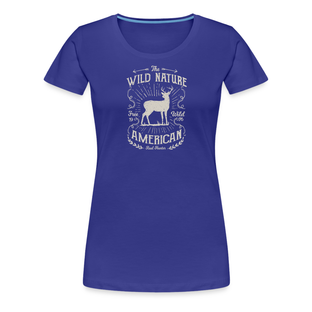 Jagdwelt T-Shirt für Sie (Premium) - Wild nature - Königsblau