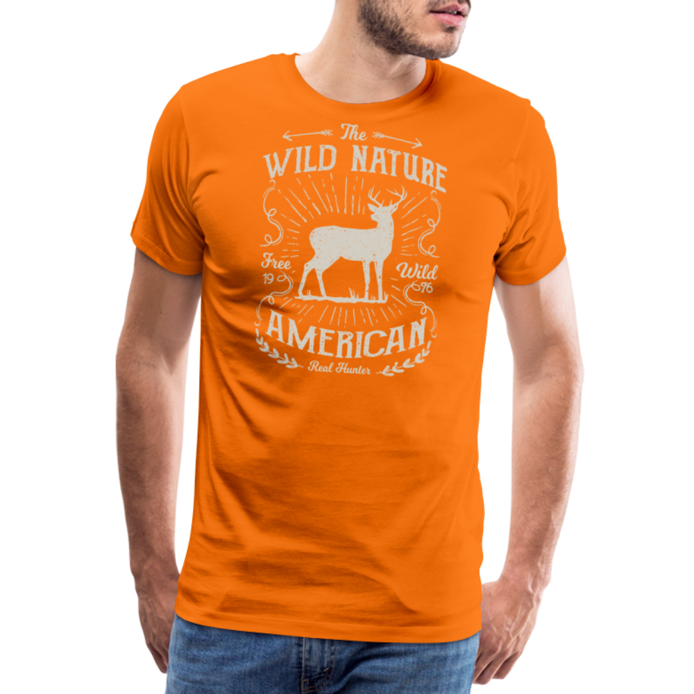 Jagdwelt T-Shirt (Premium) - Wild nature - Orange