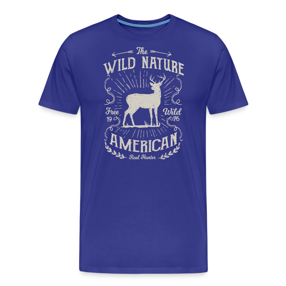 Jagdwelt T-Shirt (Premium) - Wild nature - Königsblau