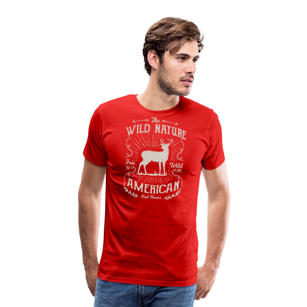 Jagdwelt T-Shirt (Premium) - Wild nature - Rot
