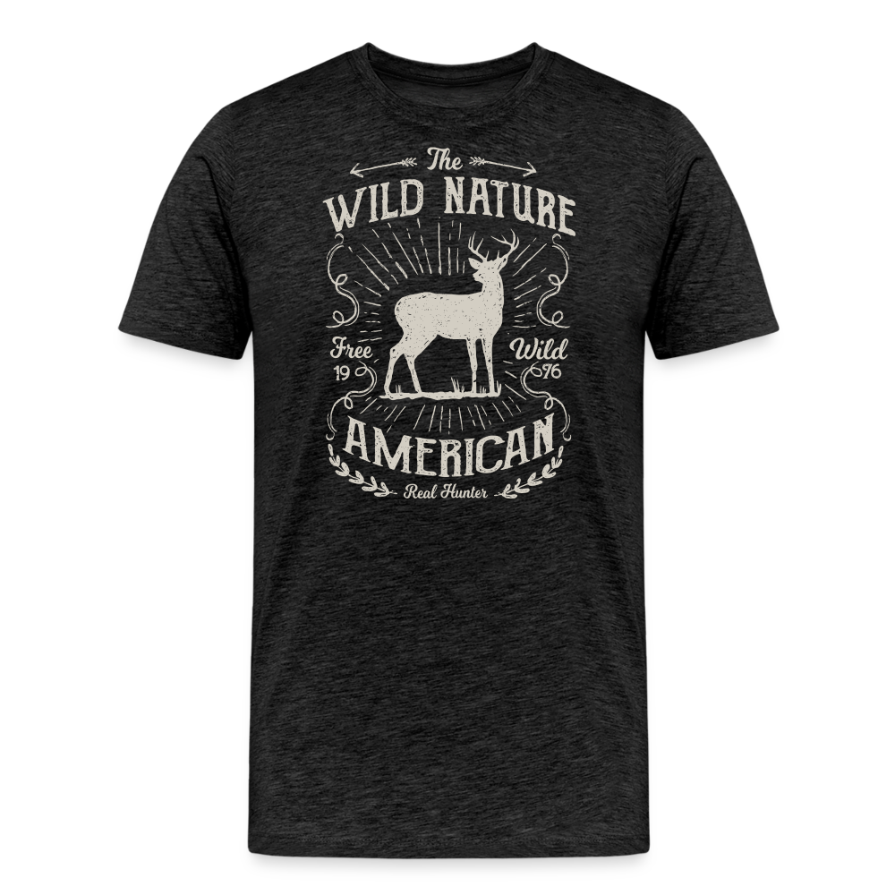 Jagdwelt T-Shirt (Premium) - Wild nature - Anthrazit