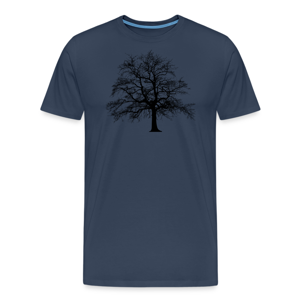 Jagdwelt T-Shirt (Premium) - Baum - Navy