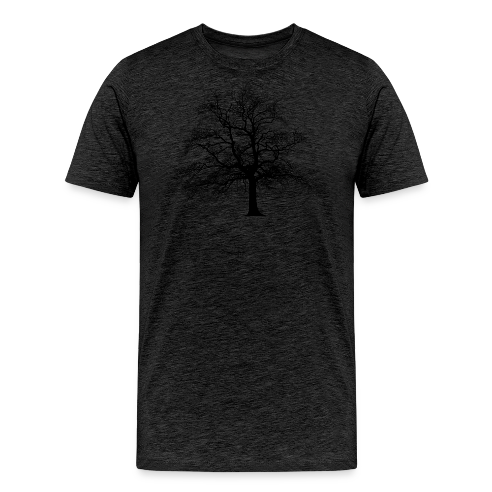 Jagdwelt T-Shirt (Premium) - Baum - Anthrazit