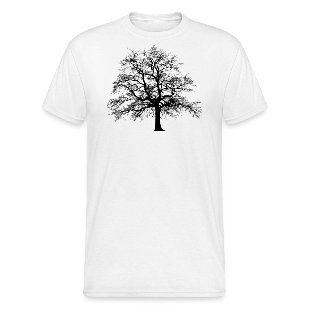 Jagdwelt T-Shirt (Gildan) - Baum - weiß