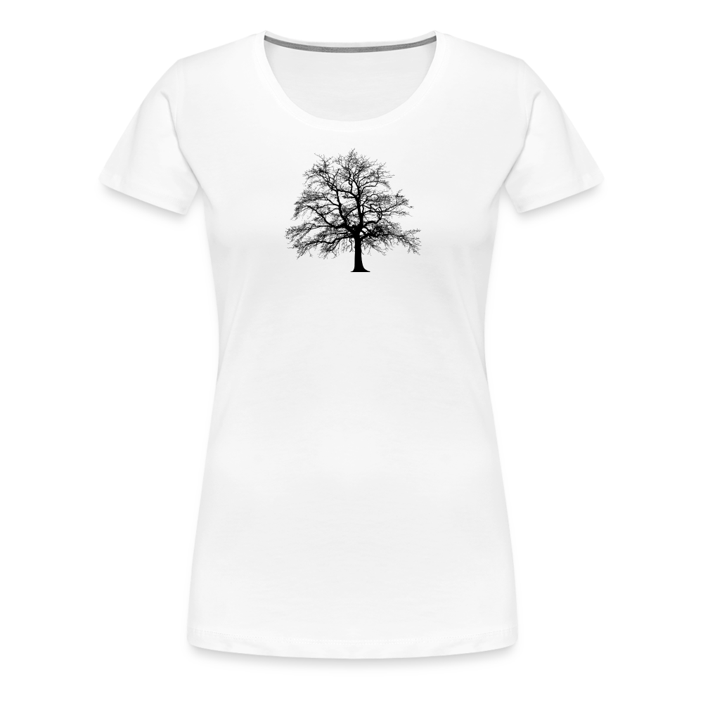 Jagdwelt T-Shirt für Sie (Premium) - Baum - weiß