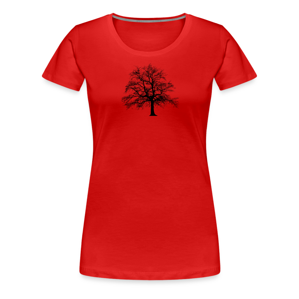 Jagdwelt T-Shirt für Sie (Premium) - Baum - Rot