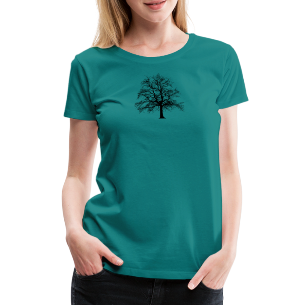 Jagdwelt T-Shirt für Sie (Premium) - Baum - Divablau