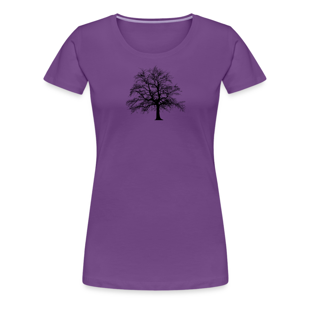 Jagdwelt T-Shirt für Sie (Premium) - Baum - Lila