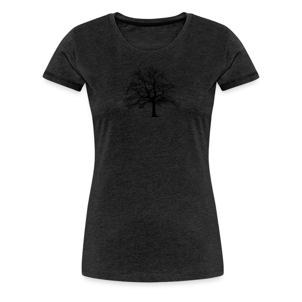 Jagdwelt T-Shirt für Sie (Premium) - Baum - Anthrazit