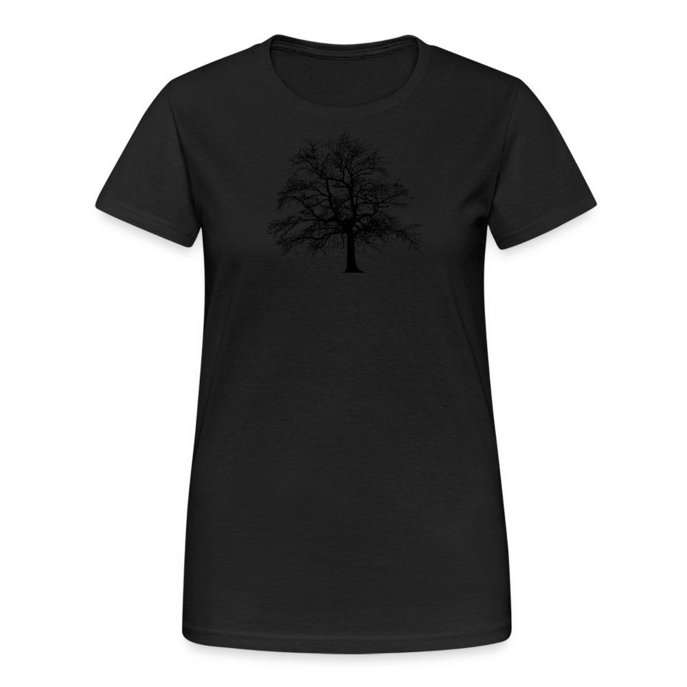 Jagdwelt T-Shirt für Sie (Gildan) - Baum - Schwarz