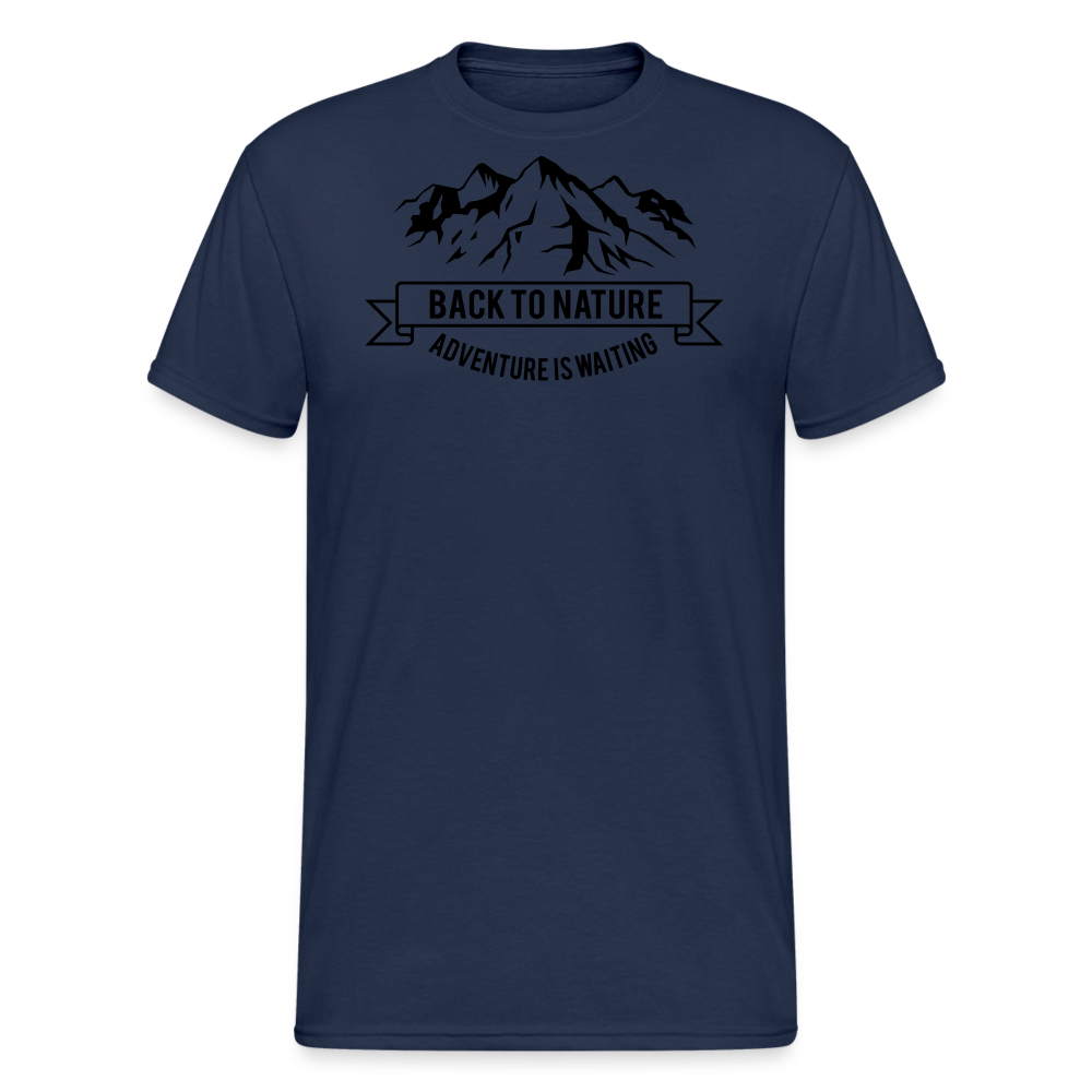 Jagdwelt T-Shirt (Gildan) - Back to Nature - Navy